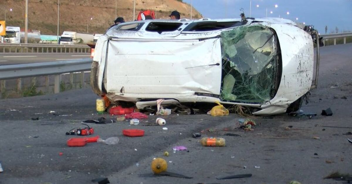 Sarıyer’de feci kaza! 1 ölü, 5 yaralı