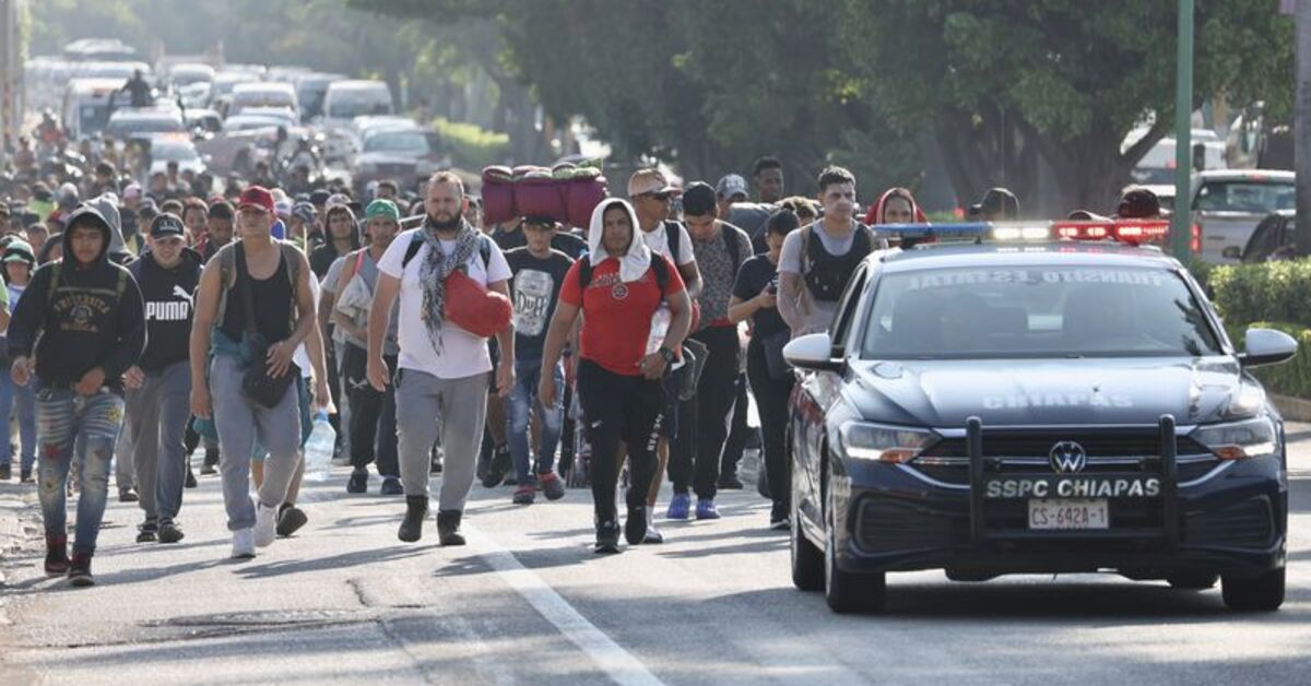 ABD’de seçim nedeniyle Meksika’dan yaklaşık 2 bin 500 kişilik göçmen konvoyu yola çıktı