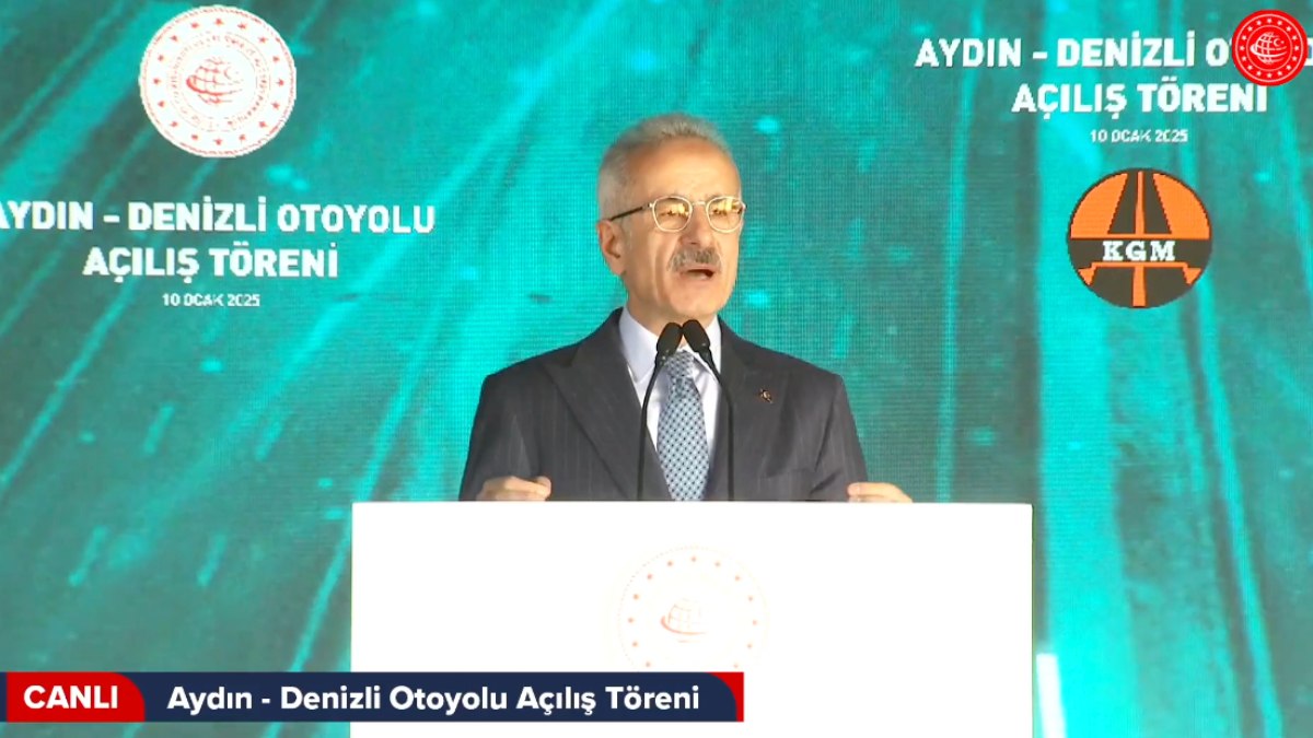 Abdulkadir Uraloğlu, Aydın-Denizli Otoyolu Açılış Töreni’nde Konuştu