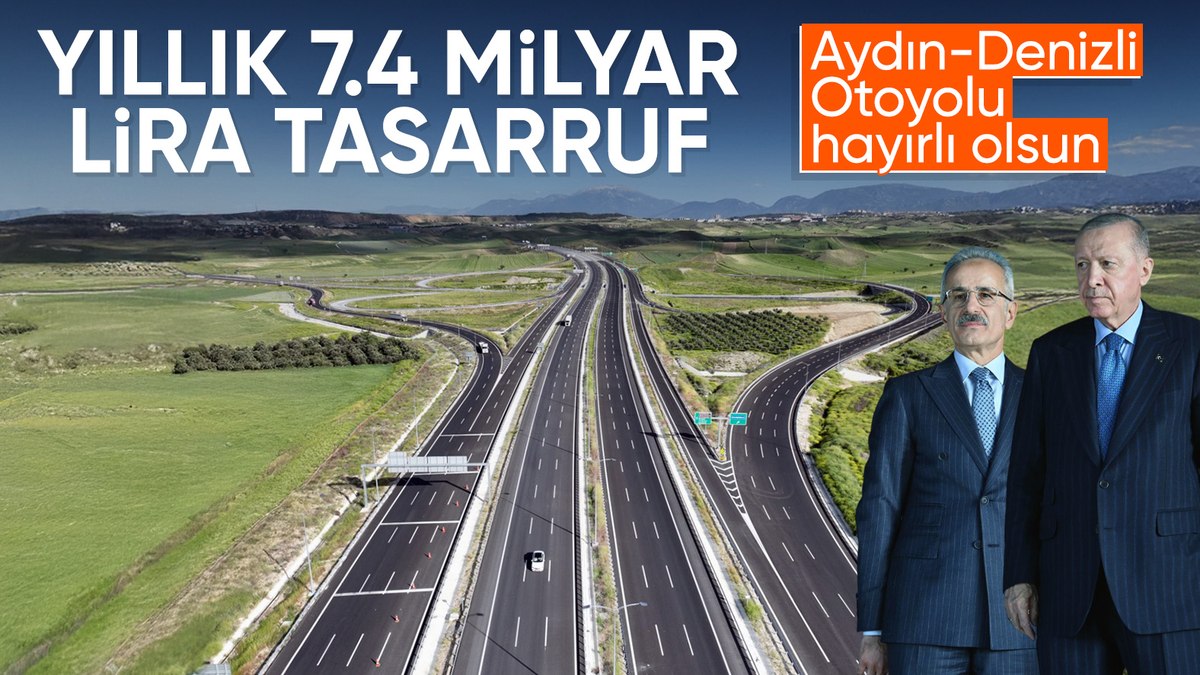 Aydın-Denizli Otoyolu açıldı: Cumhurbaşkanı Erdoğan törene katıldı