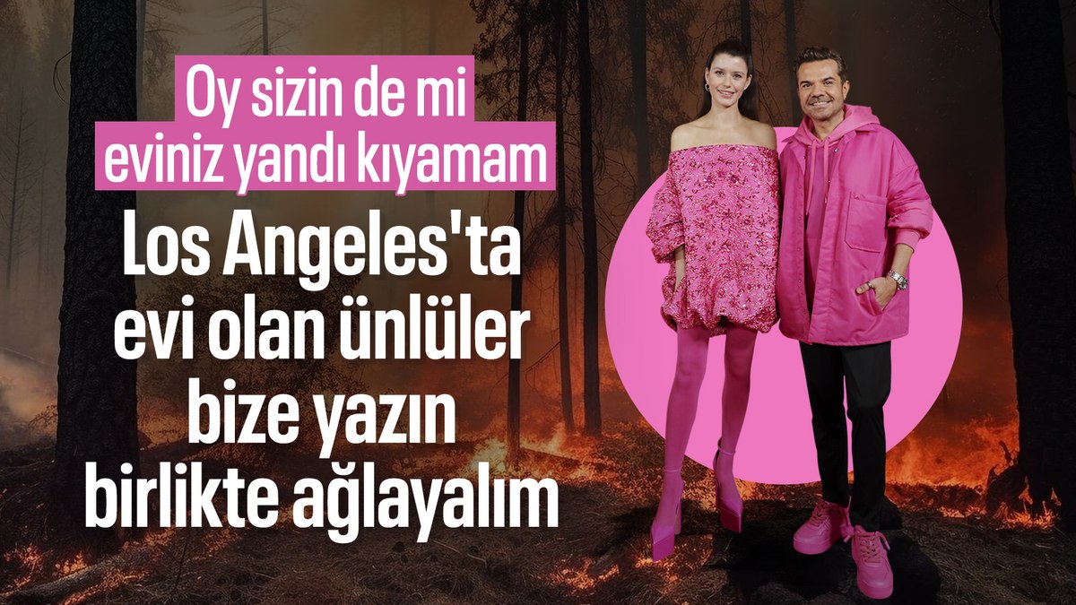Beren Saat ve Kenan Doğulu’nun Los Angeles’teki evi yandı