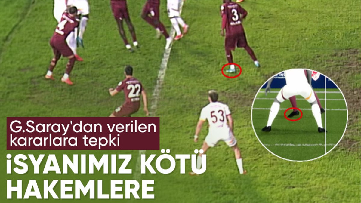 Galatasaray’dan Hatayspor maçı sonrası olay tepki!