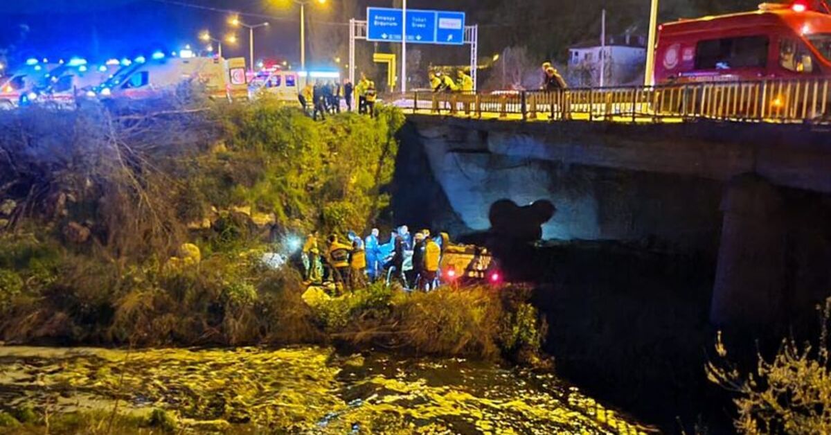 Amasya’da otomobil devrildi: 5 yaralı