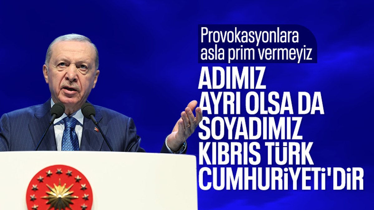 Cumhurbaşkanı Erdoğan: Adlarımız farklı olsa da soyadımız KKTC’dir