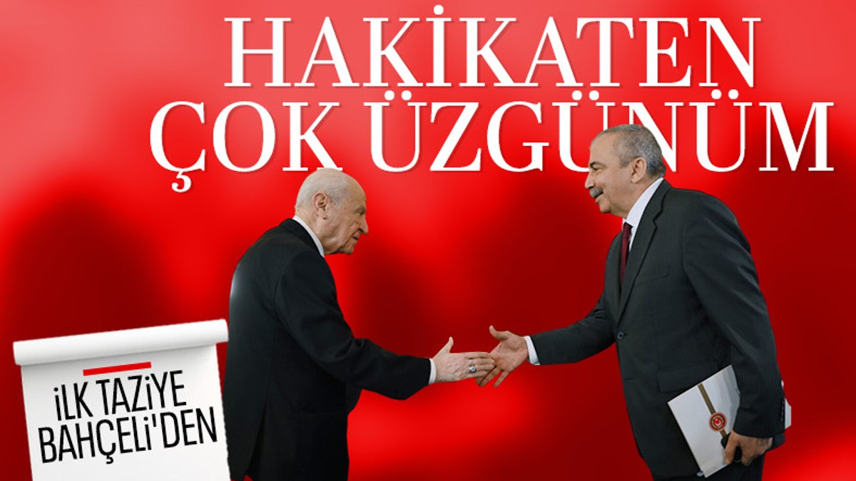 Devlet Bahçeli’den Sırrı Süreyya Önder mesajı: Çok üzgünüm